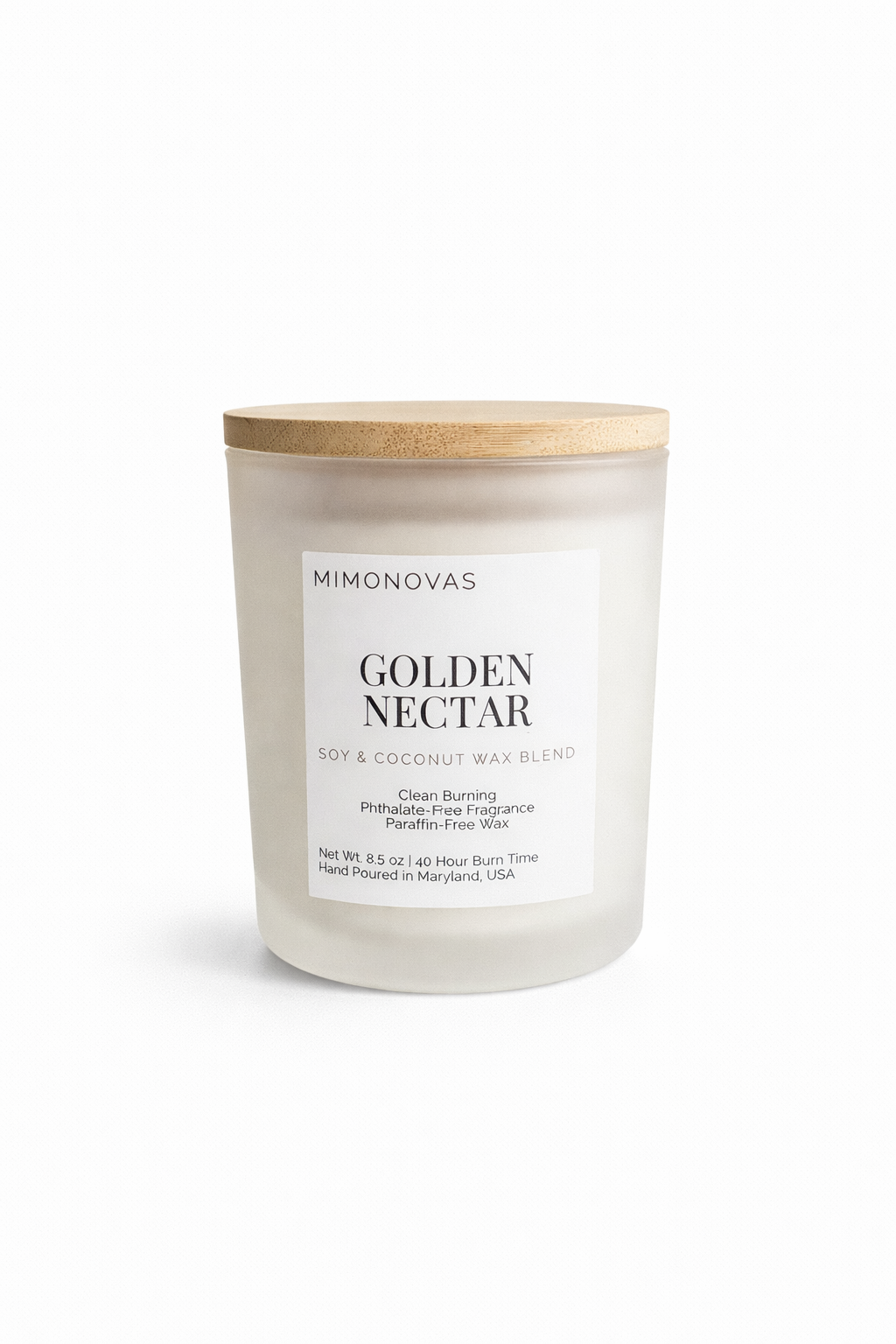 Golden Nectar Candle – Candle – 8.5 oz |Soy & Coconut Wax