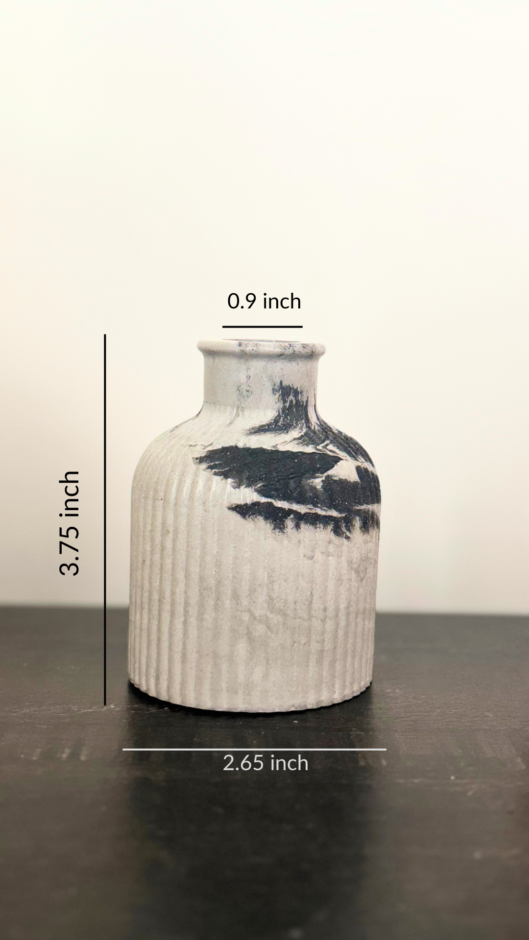 Vase – Modern & Minimalist Bud Vase for Home & Office Decor