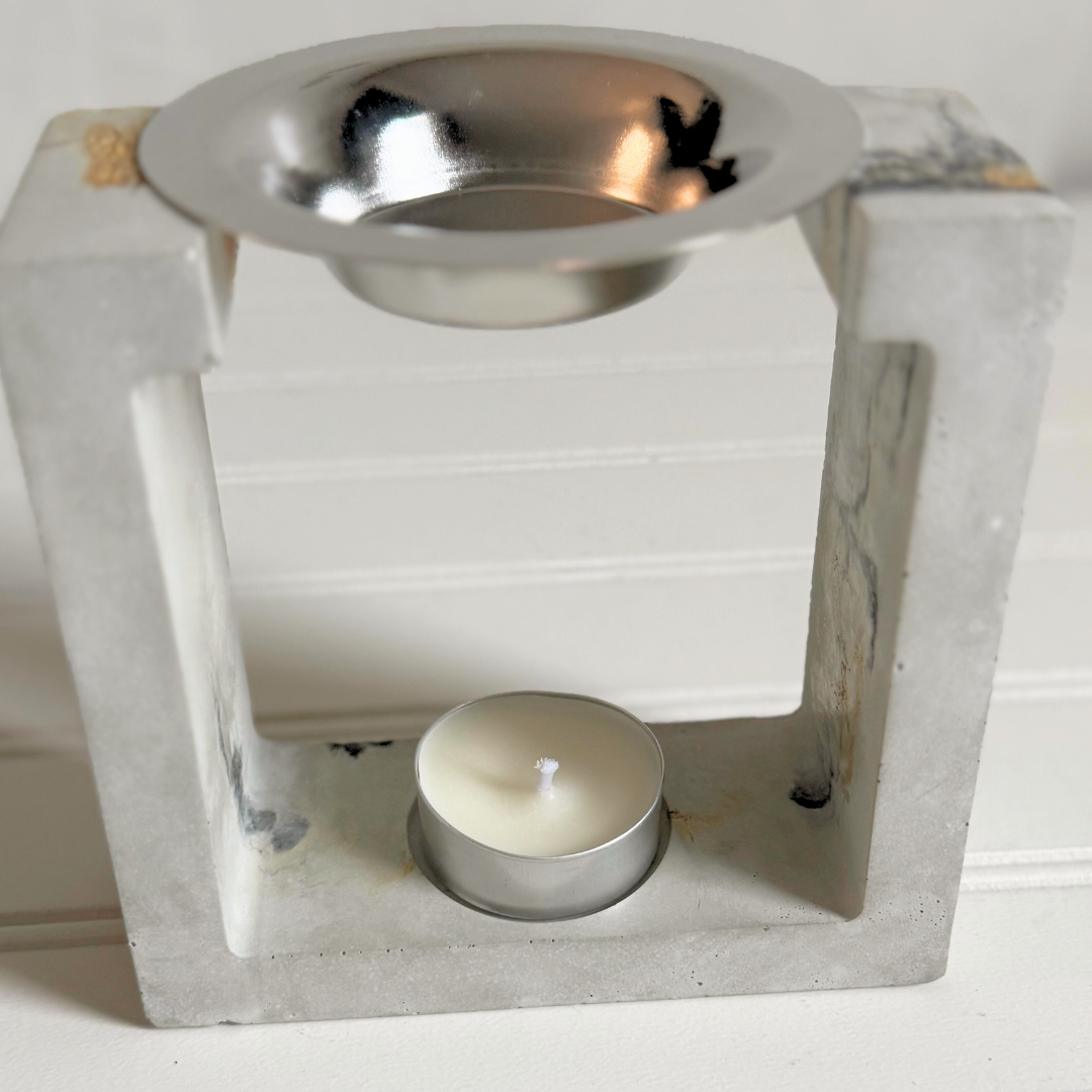 Concrete Wax melt burner