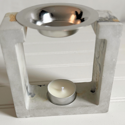 Concrete Wax melt burner