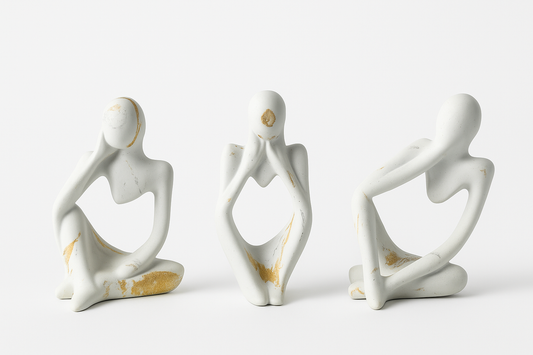 Handmade Concrete Figurines – Modern Minimalist Sculptures