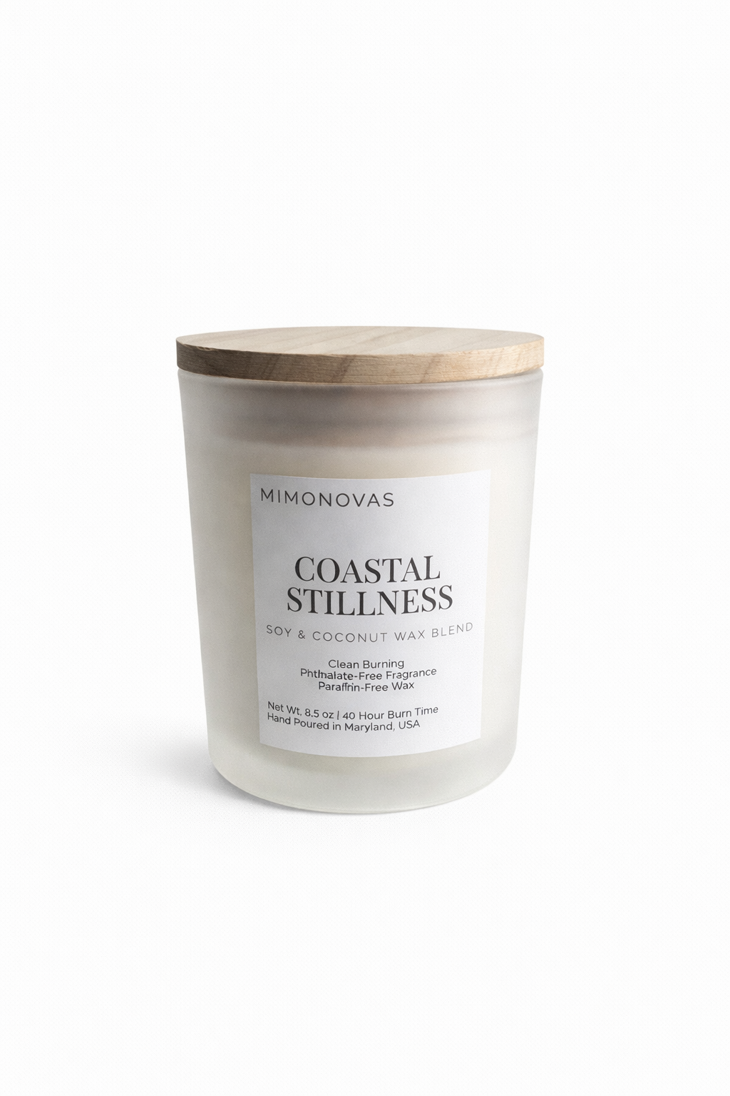 Coastal Stillness Candle – 8.5 oz | Luxury Soy & Coconut Wax