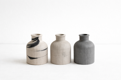 Concrete Bud Vase – Modern Minimalist Small Vase for Home Decor | Handmade Vase