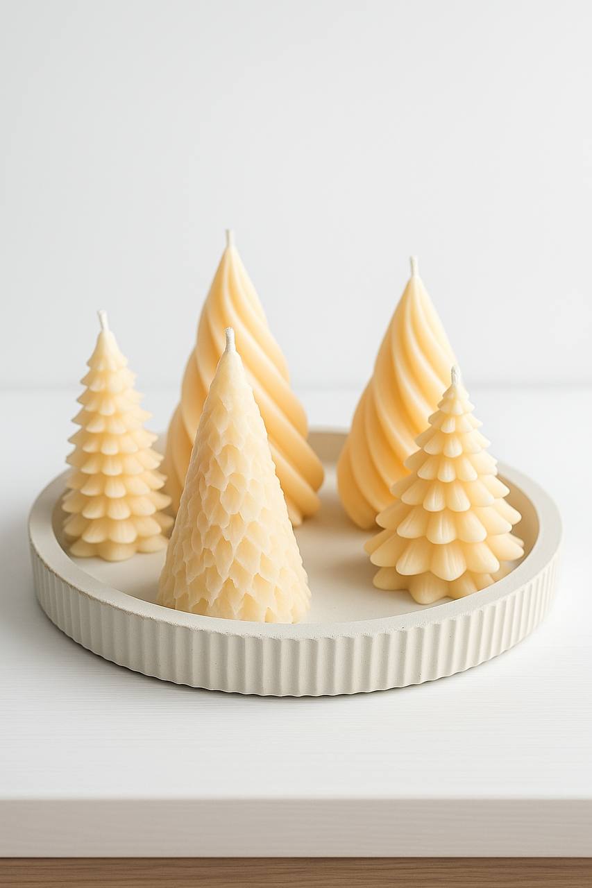 Winter Forest Collection – Mini Soy Wax Candle Trees