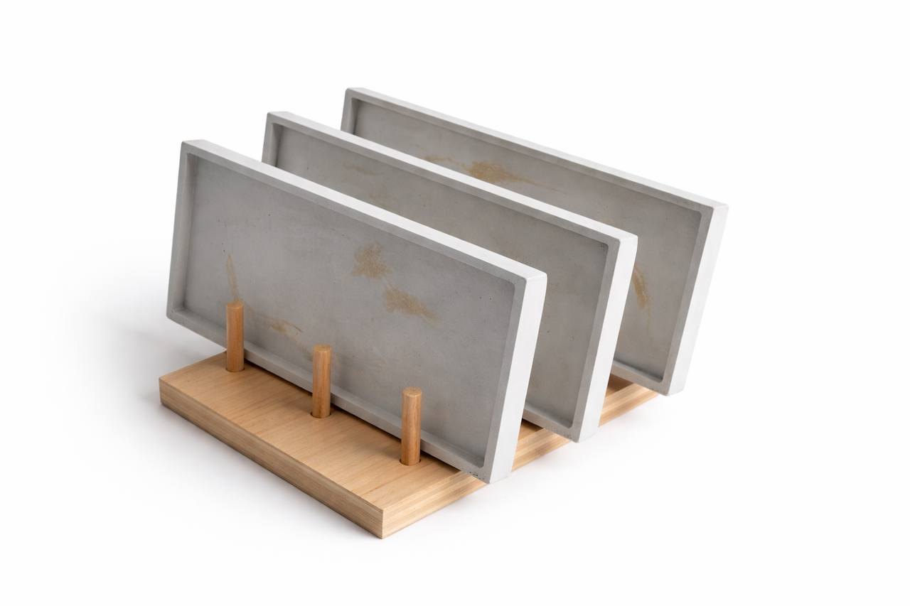 Rectangular Concrete Tray – Modern Handmade Home Decor | Minimalist & Elegant Design