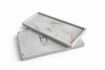 Rectangular Concrete Tray – Modern Handmade Home Decor | Minimalist & Elegant Design