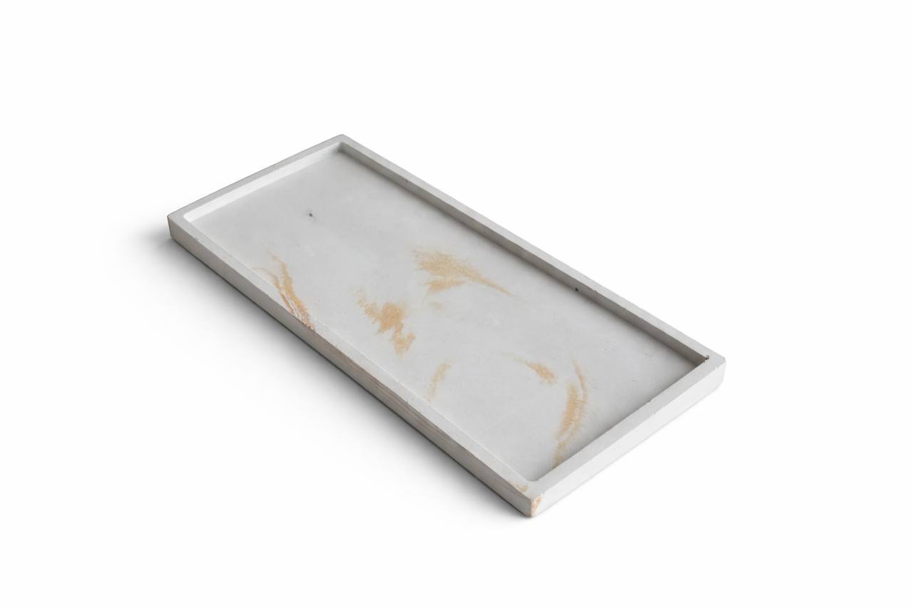 Rectangular Concrete Tray – Modern Handmade Home Decor | Minimalist & Elegant Design