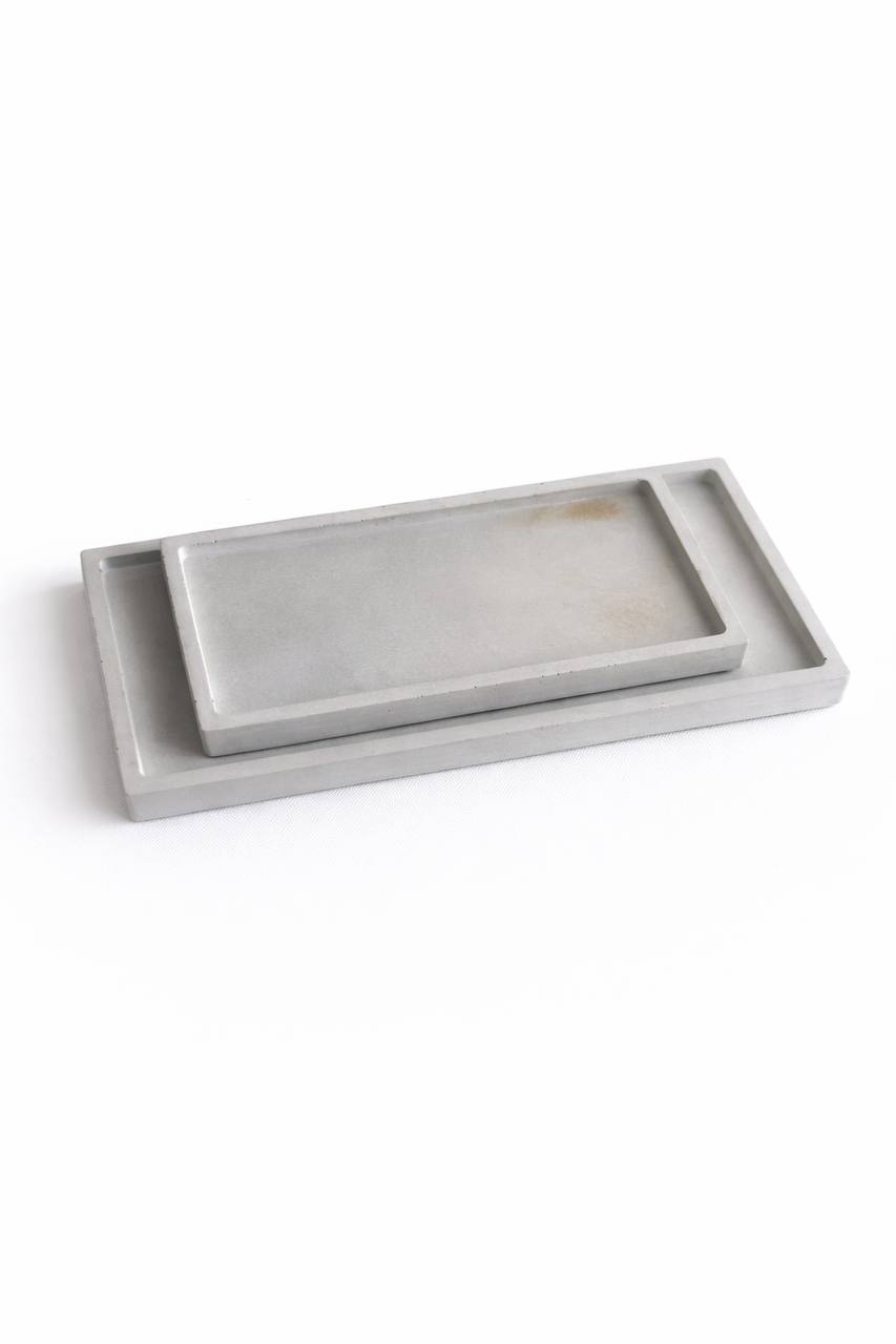 Rectangular Concrete Tray – Modern Handmade Home Decor | Minimalist & Elegant Design