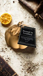Bound in Leather Luxury Candle – 3.2 Oz | Hand-Poured Soy & Coconut Wax | Clean & Toxin-Free